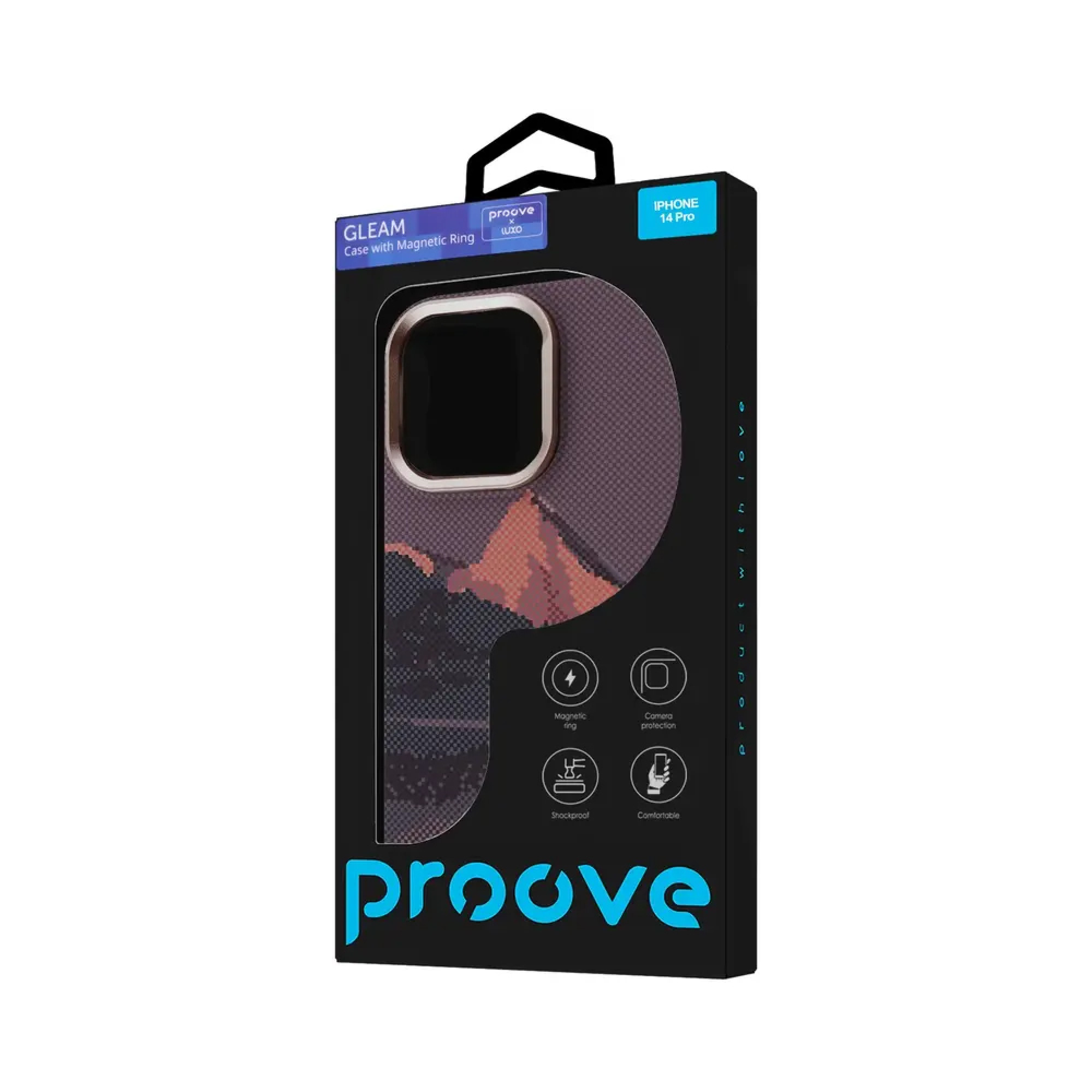 Чохол Proove Gleam Case with Magnetic Ring iPhone 14 Pro (gold peak)
